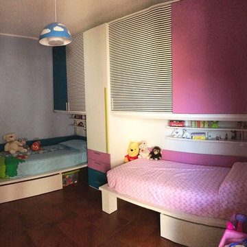 CAMERETTA PER DUE BAMBINI DI CIRCA 16 MQ, dal progetto alla realizzazione