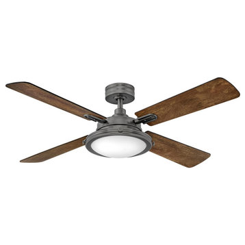 LED 54" Indoor Ceiling Fan in Pewter
