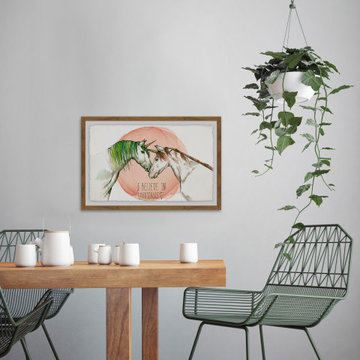 "I Believe in Unicorns II" Framed Painting Print