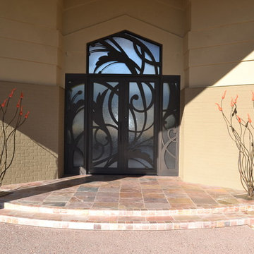 Front Entryway Accent Sculptures