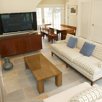 Greenwich CT Pool House Bamboo Furniture