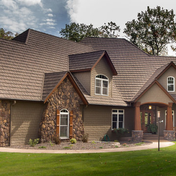 Southern Minnesota Rustic Craftsman Custom Home #202