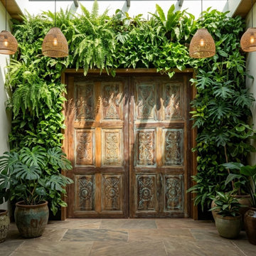 Layered Spaces: Mogul Interior Carved Wood Doors