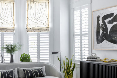 Inspiration for a transitional home design remodel in Milwaukee