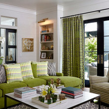 green sofa