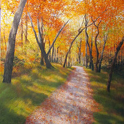 Autumn Shadows (At Lee's Crossing) 60 X 48" - Paintings