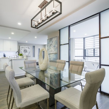 North York stretch ceiling project by AV Style