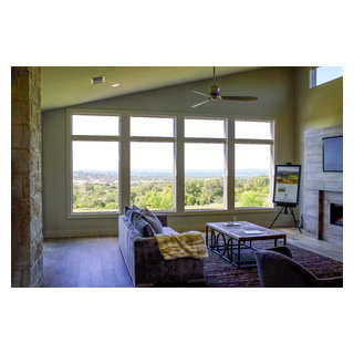 Hill Country Modern - Modern - Living Room - Austin - by Kelley Design ...