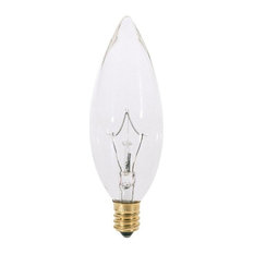 50 Most Por Light Bulbs For 2018 Houzz Satco Lighting S3284 60w 120v B10 Clear E12 Candelabra Base Incandescent Bulb