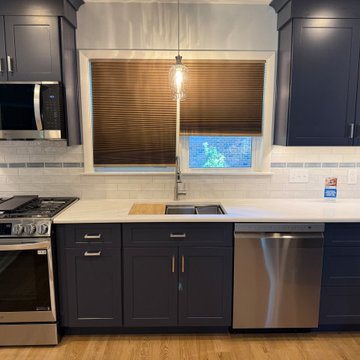 Dark Cabinet Kitchen Update