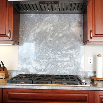 Super White Quartzite Kitchen Countertop