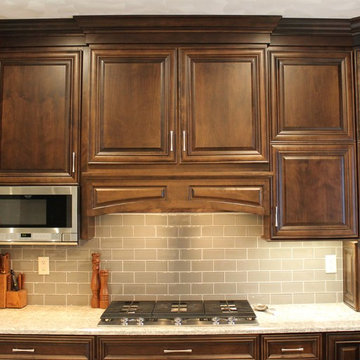 Geneseo, IL- Rich Mocha Stained Cabinets and Cambria Berwyn Quartz Kitchen