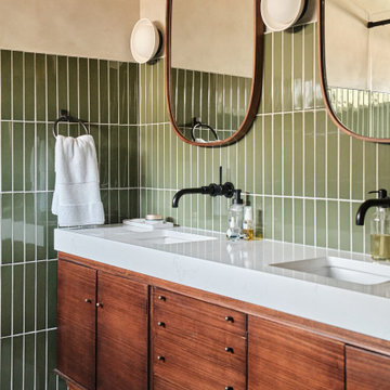 Allandale | Mid Century Modern Primary Bath