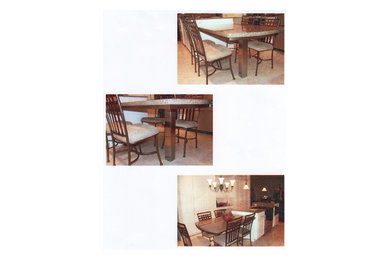 Custom fabricated tables