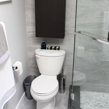 BATHROOM RENOVATIONS, BEFORE & AFTER PHOTOS.