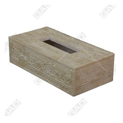 BONE FINE CRAFTED TISSUE BOX - Tissue Box Holders