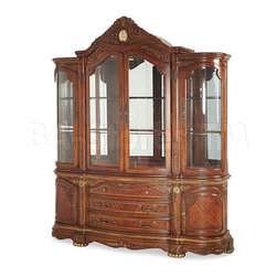 Cortina Honey Walnut China and Buffet - AICO - Buffets And Sideboards