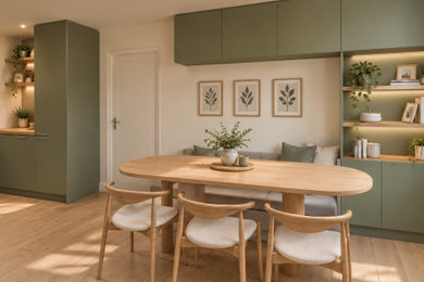 Idée de décoration pour une salle à manger design.