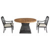 A.R.T. Home Furnishings Arch Salvage Outdoor Lyon Round Dining Table