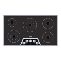 Thermador 36" Smoothtop Electric Cooktop, Stainless Steel | CEM365FS - Cooktops
