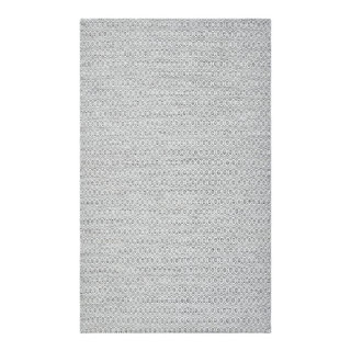 8'x11' Outdoor Rug-Black & White Cabana Stripe