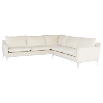 Magali Sectional, Stainless