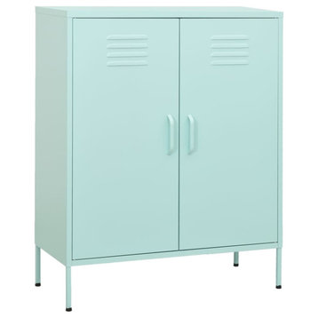Vidaxl Storage Cabinet Mint 31.5"x13.8"x40" Steel