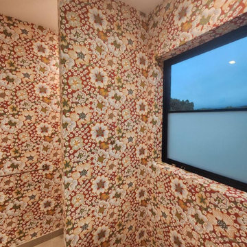 Wallpaper installation Bathroom in Arvada