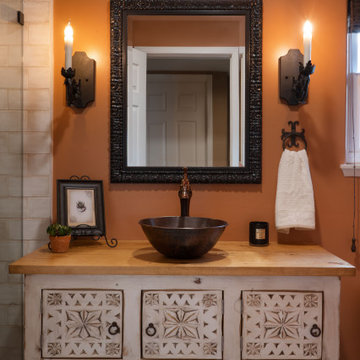 Tierrasanta Spanish Inspired Bathroom