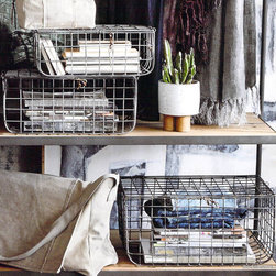 Roost Brass-Brazed Wire Nesting Trunks - SKU: ME1168 - Media Racks And Towers