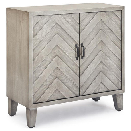 Finch Friedman Bar Cabinet with Wine Storage Grey