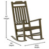 Mahogany Wood Rocking Chair