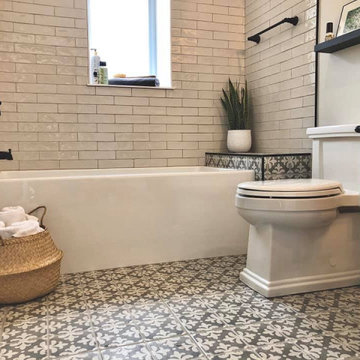 Log home bath