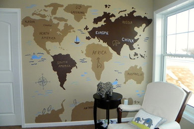 Nursery - contemporary nursery idea in Minneapolis