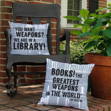 Words and Quote Throw Pillows