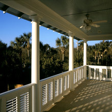 Outdoor living room (shutters/louvers/blinds)