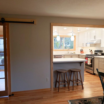 Two Tone Kitchen Remodel
