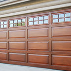 Faux wood Garage doors