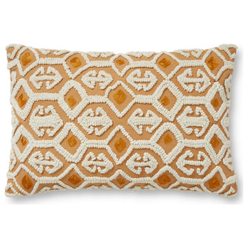Loloi PLL0050 Ivory / Multi 13" x 21" Cover w/Down Pillow