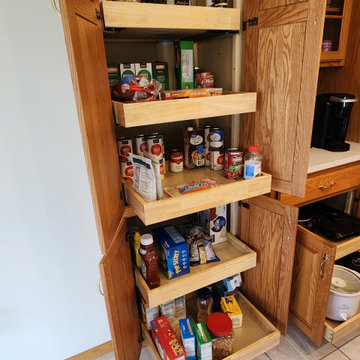 Kitchen Remodel With New Countertops and Backsplash