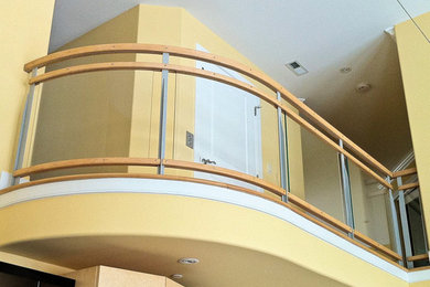 Inspiration for a contemporary staircase remodel in Philadelphia