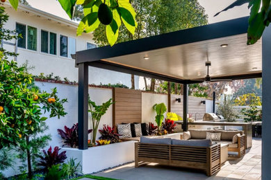 Inspiration for a coastal patio remodel in Orange County
