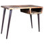 Reclaimed Wood Desk With Iron Legs