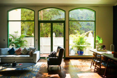 Living room - mid-sized living room idea in Other