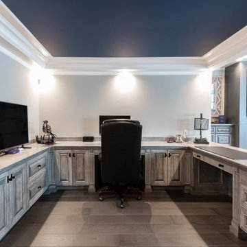 Built In Maple Desk