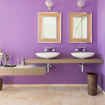 Sublimée, la pierre naturelle dévoila sa beauté dans la salle de bain