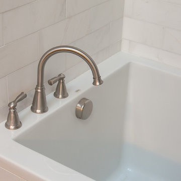 White Shaker Style Bathroom Renovation Project Denver Colorado
