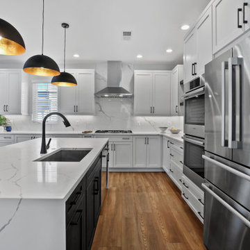 Black and White South Riding Kitchen update