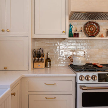 French Country Kitchen Remodel — Plaster Hood, Oak Island & Farmhouse Sink