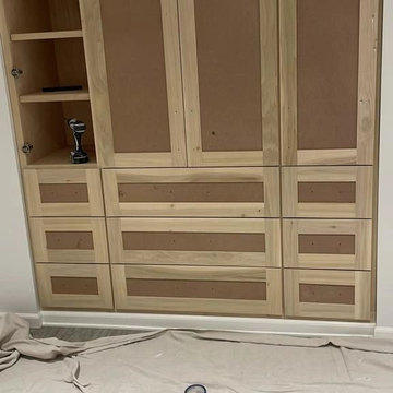 Repainting High-End Cabinets - In Construction
